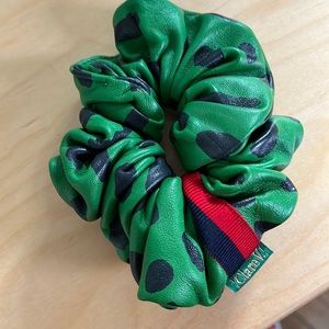 Anthropologie Leather Scrunchie